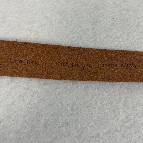 Forte Forte Leather High Belt One Size Miele NWT Cognac Luxury Designer Italian - Picture 6 of 7